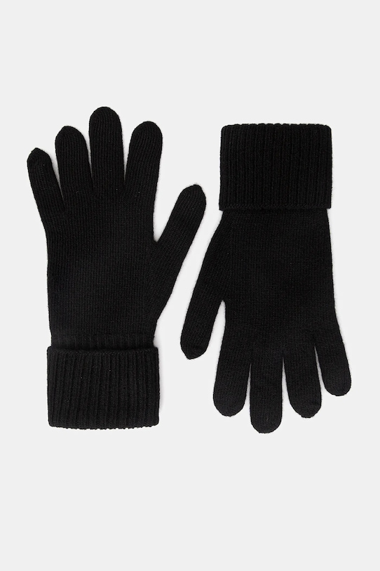 Шерстяные перчатки ZAMIANE Weekend Max Mara, черный 
Шерстяные перчатки ZAMIANE Weekend Max Mara, черный