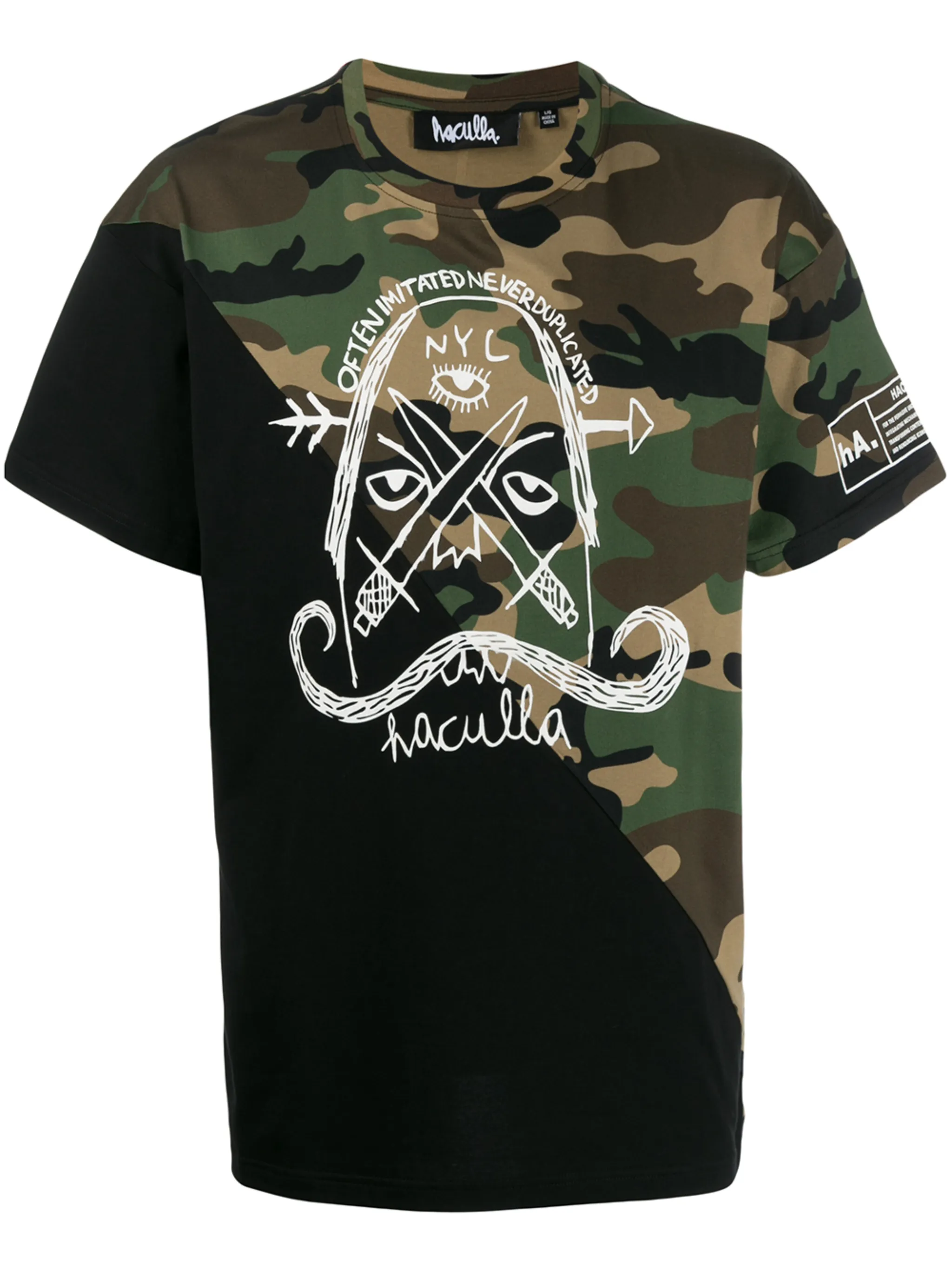 Футболка с контрастной вставкой Haculla, черный
Футболка с контрастной вставкой Haculla, черный