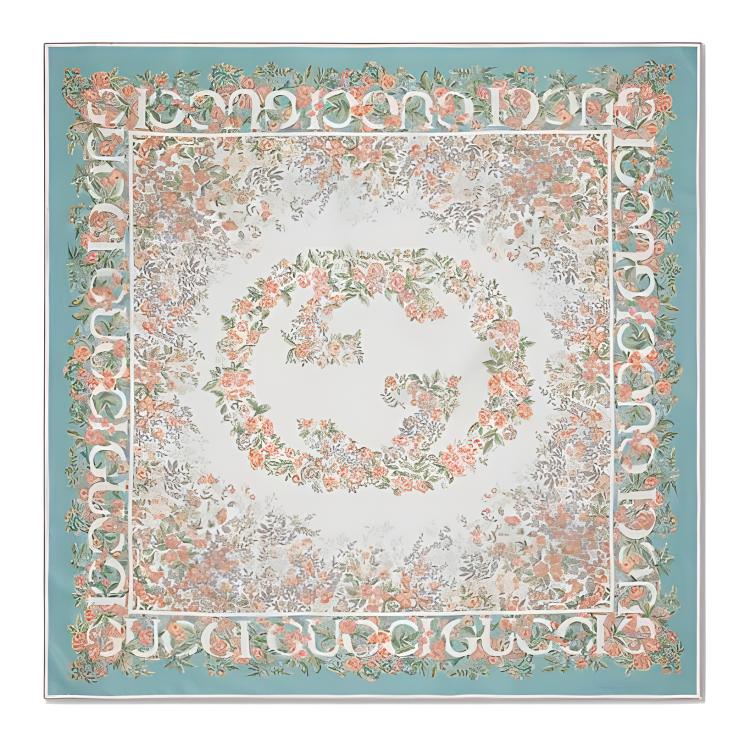 GUCCI Шёлковый кашемировый платок, Pink
GUCCI Шёлковый кашемировый платок, Pink