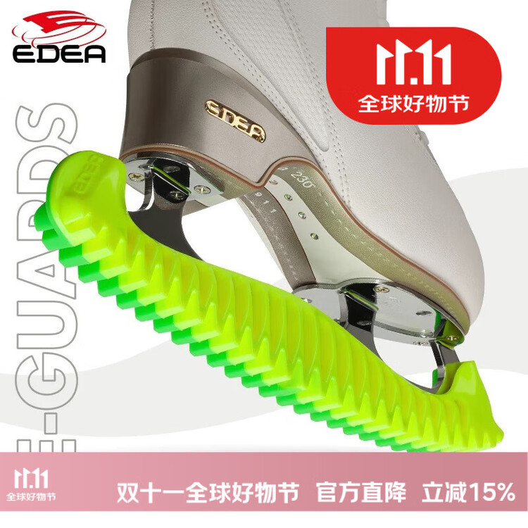 EDEA Italian E-Guards Ice Skate Holder, расширяемый держатель для коньков для детей и взрослых, защитный держатель для фигурного катания, элегантное зеленое сочетание цветов, размер M (подходит для размеров 34-40)
EDEA Italian E-Guards Ice Skate Holder, расширяемый держатель для коньков для детей и взрослых, защитный держатель для фигурного катания, элегантное зеленое сочетание цветов, размер M (подходит для размеров 34-40)