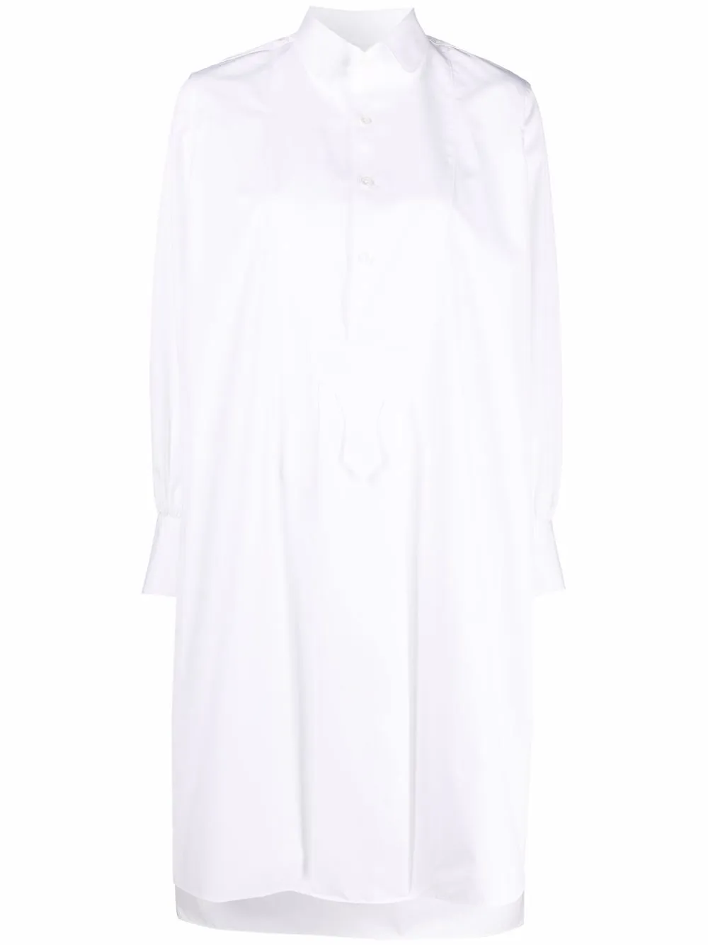 Платье-рубашка с асимметричным подолом Maison Margiela, белый
Платье-рубашка с асимметричным подолом Maison Margiela, белый