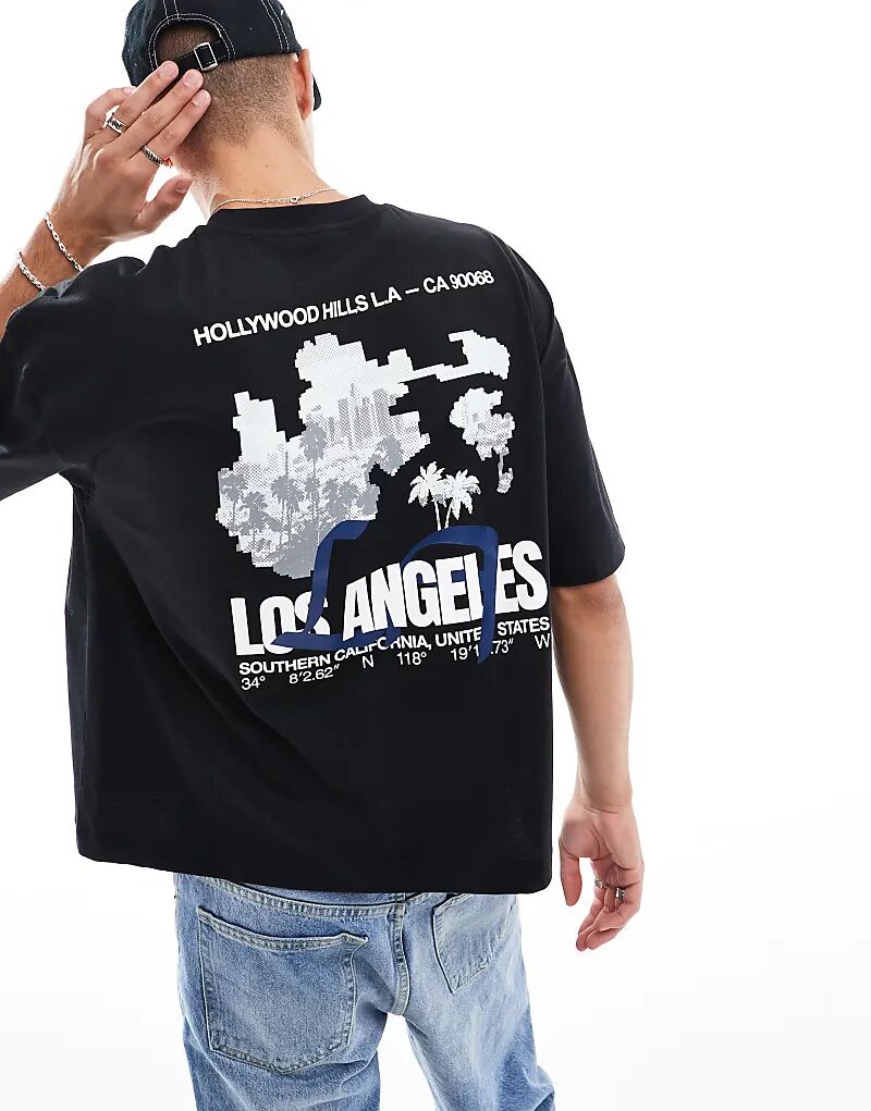 Свободная футболка оверсайз с принтом LA спереди и сзади черного цвета ASOS DESIGN
Свободная футболка оверсайз с принтом LA спереди и сзади черного цвета ASOS DESIGN