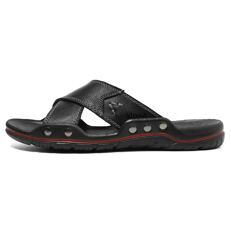 Wen Nai Тапочки-слайды мужские, износостойкие, черные
Wen Nai Тапочки-слайды мужские, износостойкие, черные