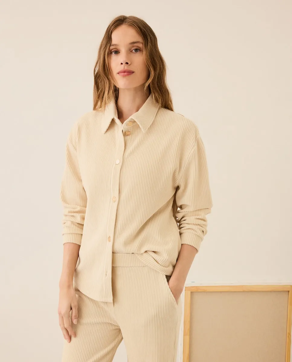 Рубашка на пуговицах с карманами и длинными рукавами Stella Rittwagen, экрю
Рубашка на пуговицах с карманами и длинными рукавами Stella Rittwagen, экрю