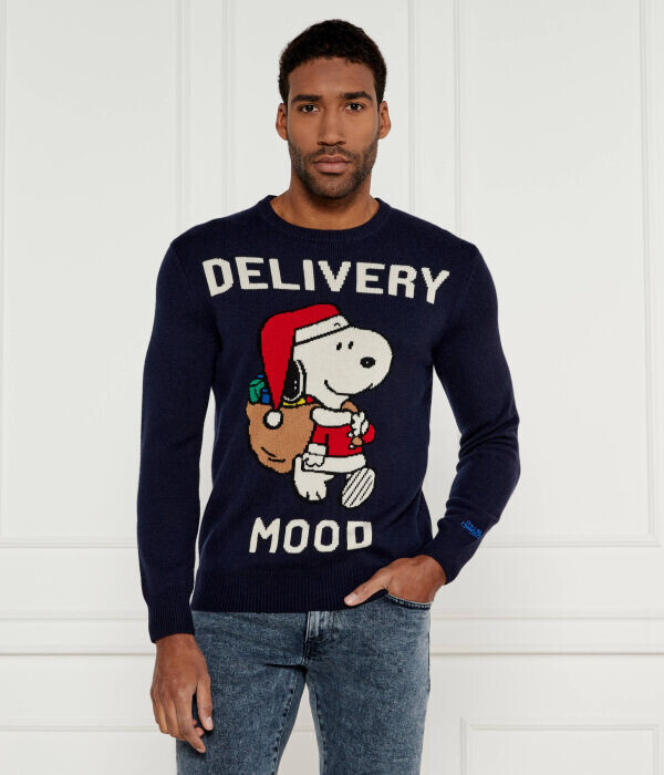 Свитер мужской St.Barth с рождественским принтом, синий
Свитер мужской St.Barth с рождественским принтом, синий