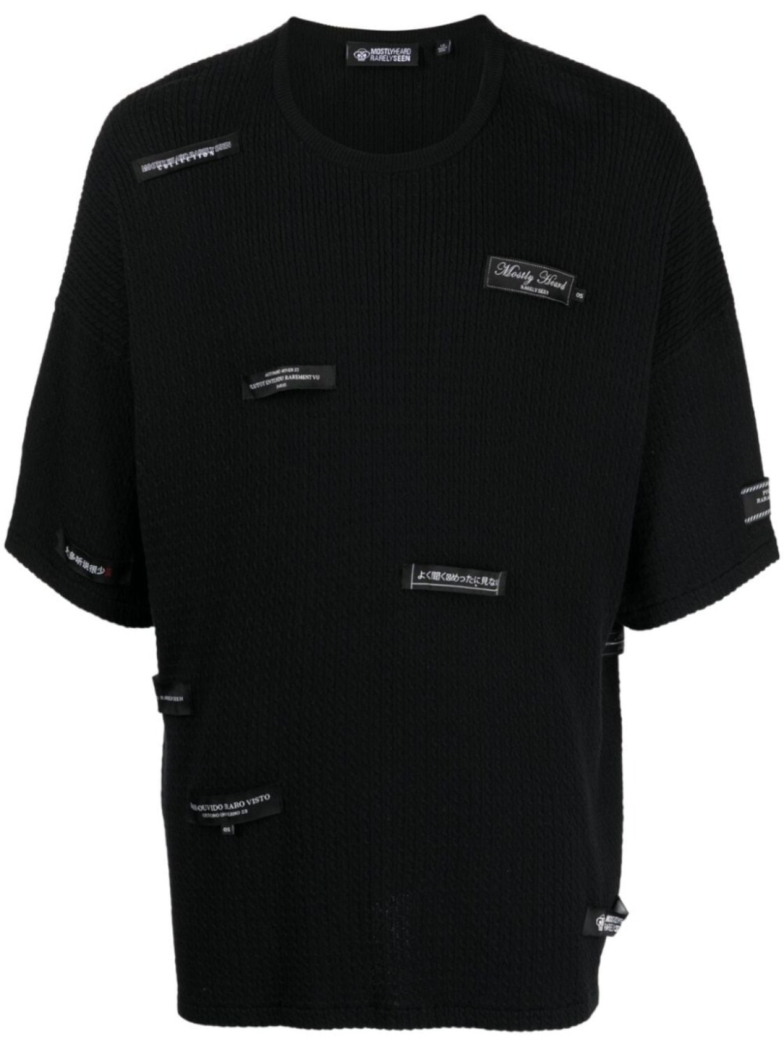 Футболка с нашивкой-логотипом Mostly Heard Rarely Seen, черный
Футболка с нашивкой-логотипом Mostly Heard Rarely Seen, черный