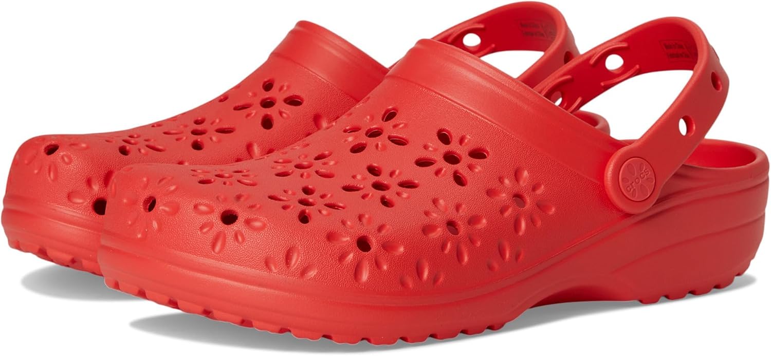 Унисекс сабо Crocs Classic с цветочным принтом, Cherry Red
Унисекс сабо Crocs Classic с цветочным принтом, Cherry Red