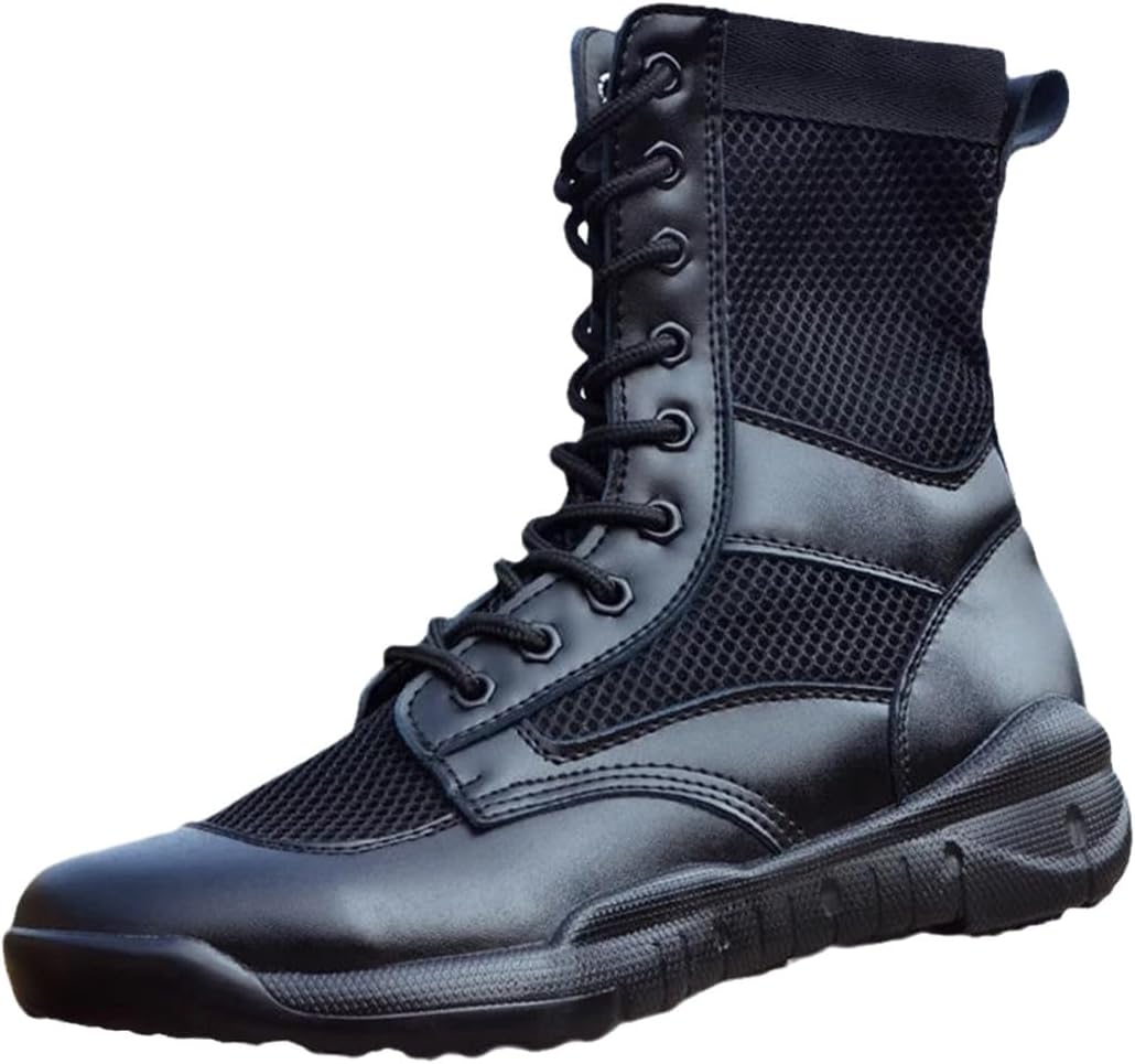 Тактические боевые ботинки Suwequest с дышащей сеткой, пустынные ботинки, легкие и комфортные военные ботинки для ходьбы и походов, черный
Тактические боевые ботинки Suwequest с дышащей сеткой, пустынные ботинки, легкие и комфортные военные ботинки для ходьбы и походов, черный