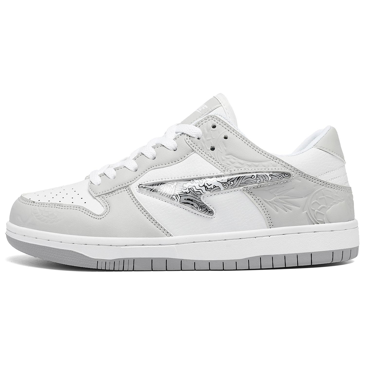 MEIKE Антискользящие износостойкие низкие скейтерские кроссовки унисекс бело-серые, цвет White Gray
MEIKE Антискользящие износостойкие низкие скейтерские кроссовки унисекс бело-серые, цвет White Gray