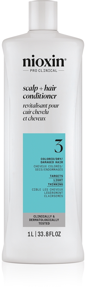 System 3 шампунь-кондиционер для кожи головы и волос для окрашенных и редких волос Nioxin, 1000 мл
System 3 шампунь-кондиционер для кожи головы и волос для окрашенных и редких волос Nioxin, 1000 мл