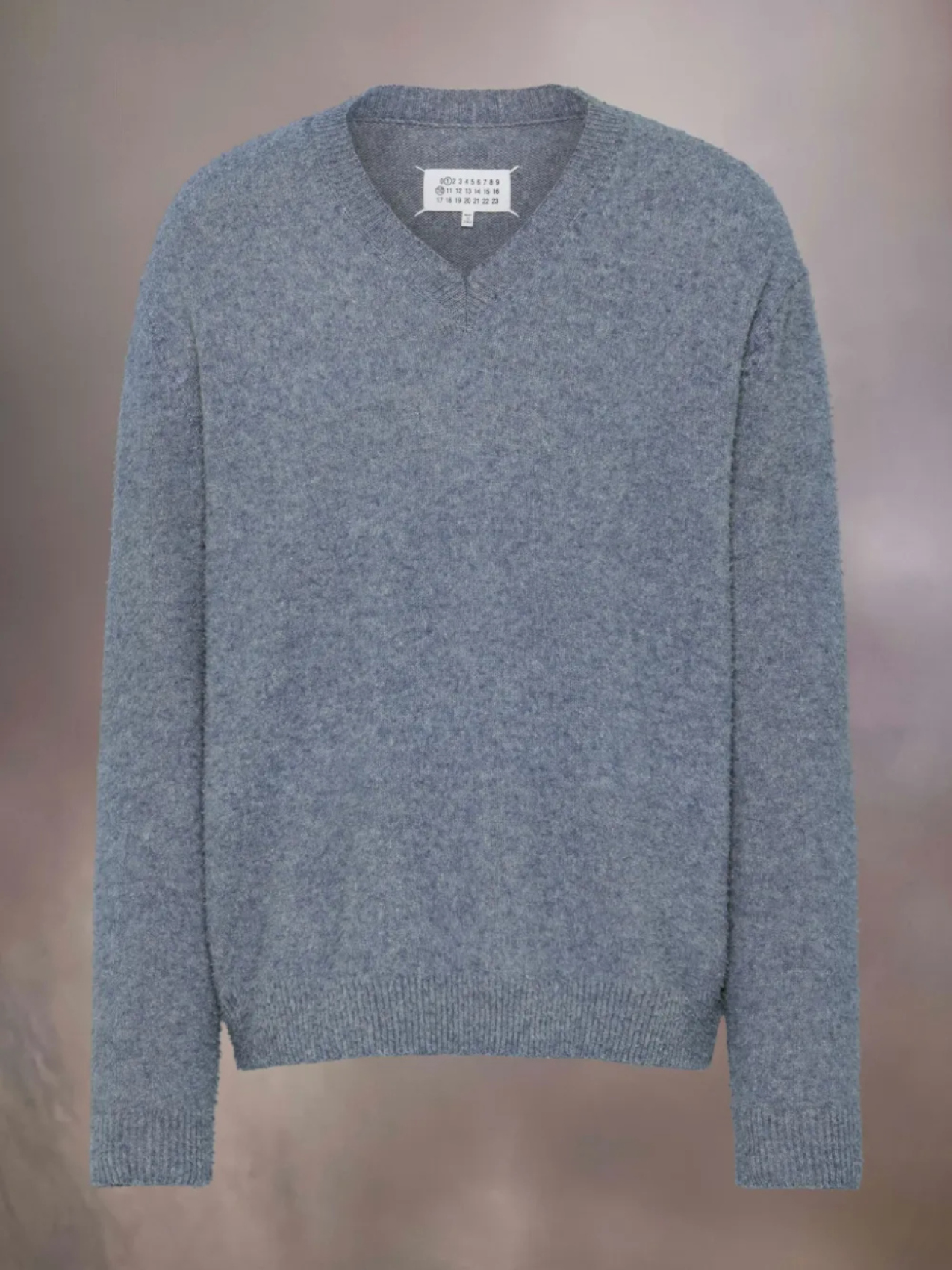 Свитер с V-образным вырезом Maison Margiela, синий
Свитер с V-образным вырезом Maison Margiela, синий