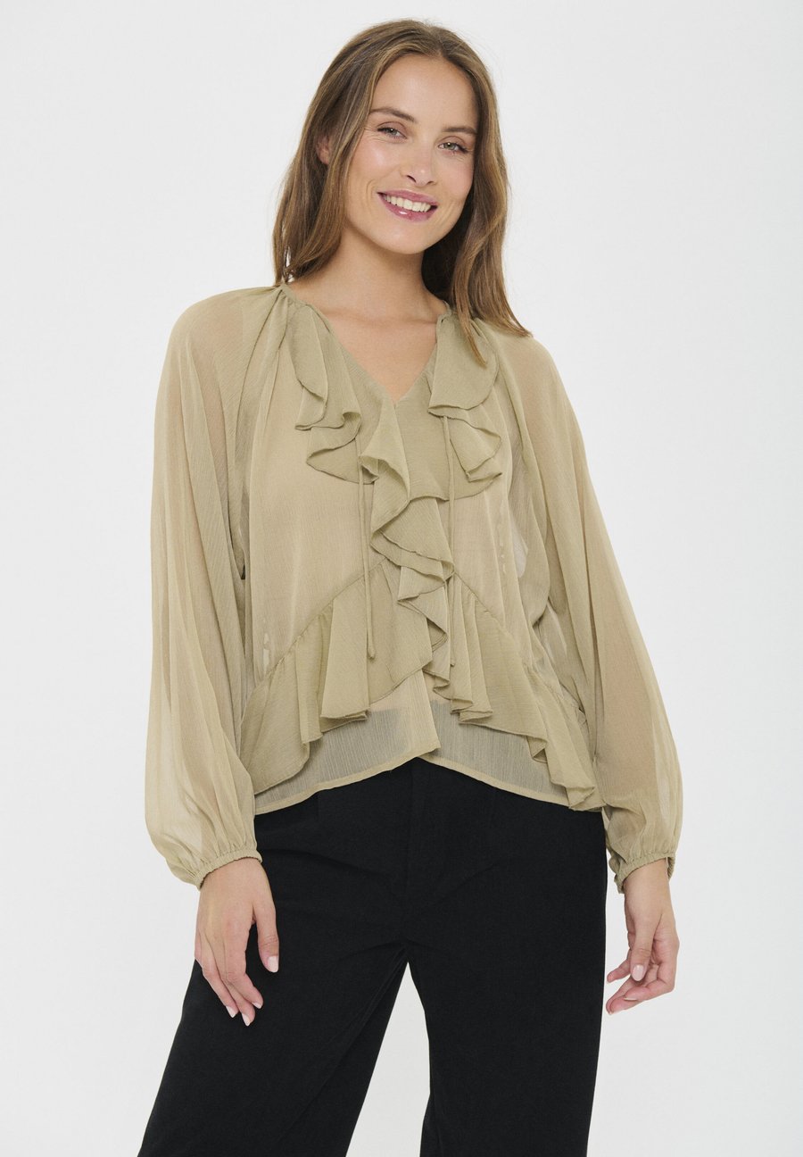 Блуза Saint Tropez JACELYNSZ, Silver Sage/Brown
Блуза Saint Tropez JACELYNSZ, Silver Sage/Brown