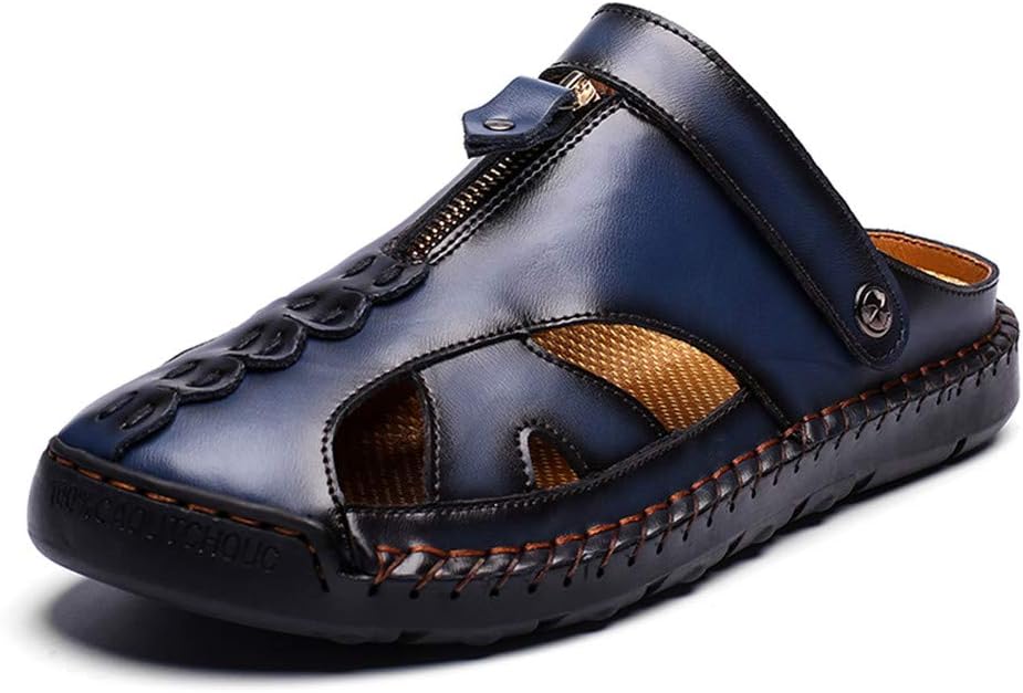 Мужские тапочки-сандалии Летние уличные кожаные дышащие шлепанцы Пляжные мягкие тапочки с открытым носком Для повседневного использования Asifn, синий
Мужские тапочки-сандалии Летние уличные кожаные дышащие шлепанцы Пляжные мягкие тапочки с открытым носком Для повседневного использования Asifn, синий