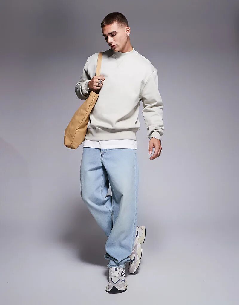 Премиальная плотная толстовка большого размера плотностью 400 г/м² бежевого цвета ASOS DESIGN
Премиальная плотная толстовка большого размера плотностью 400 г/м² бежевого цвета ASOS DESIGN