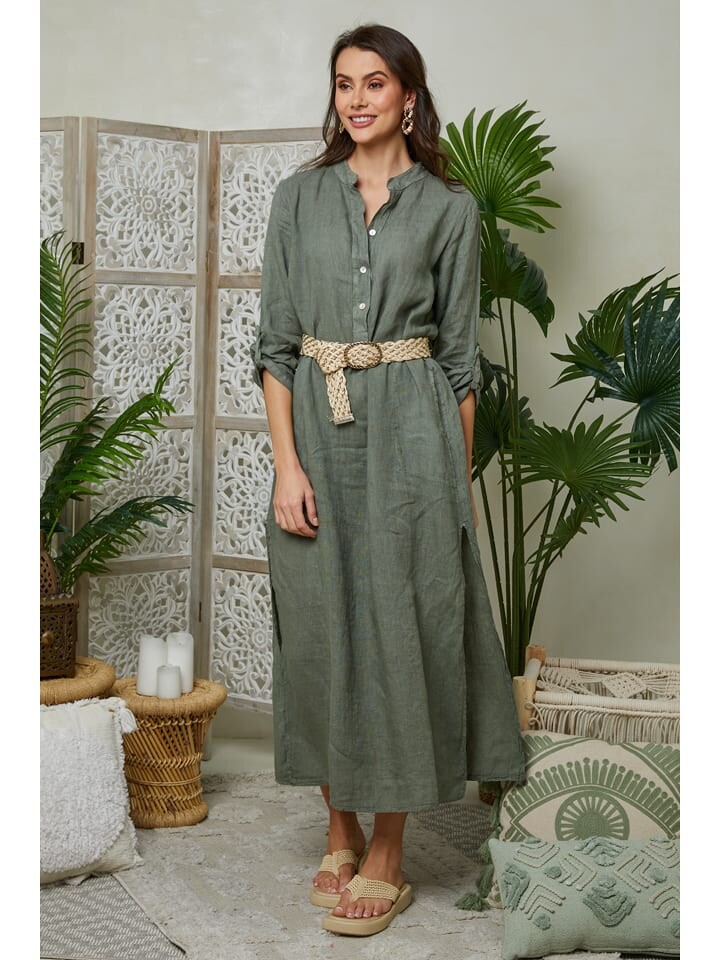 Длинное платье Lin Passion Leinen, хаки
Длинное платье Lin Passion Leinen, хаки