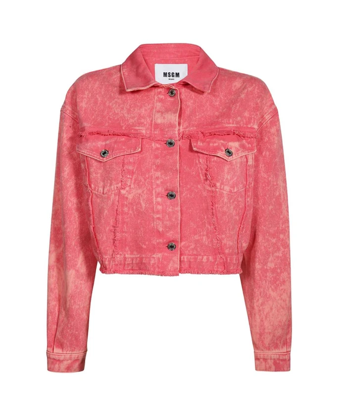 Джинсовая куртка с логотипом, 100% хлопок. Msgm, розовый
Джинсовая куртка с логотипом, 100% хлопок. Msgm, розовый