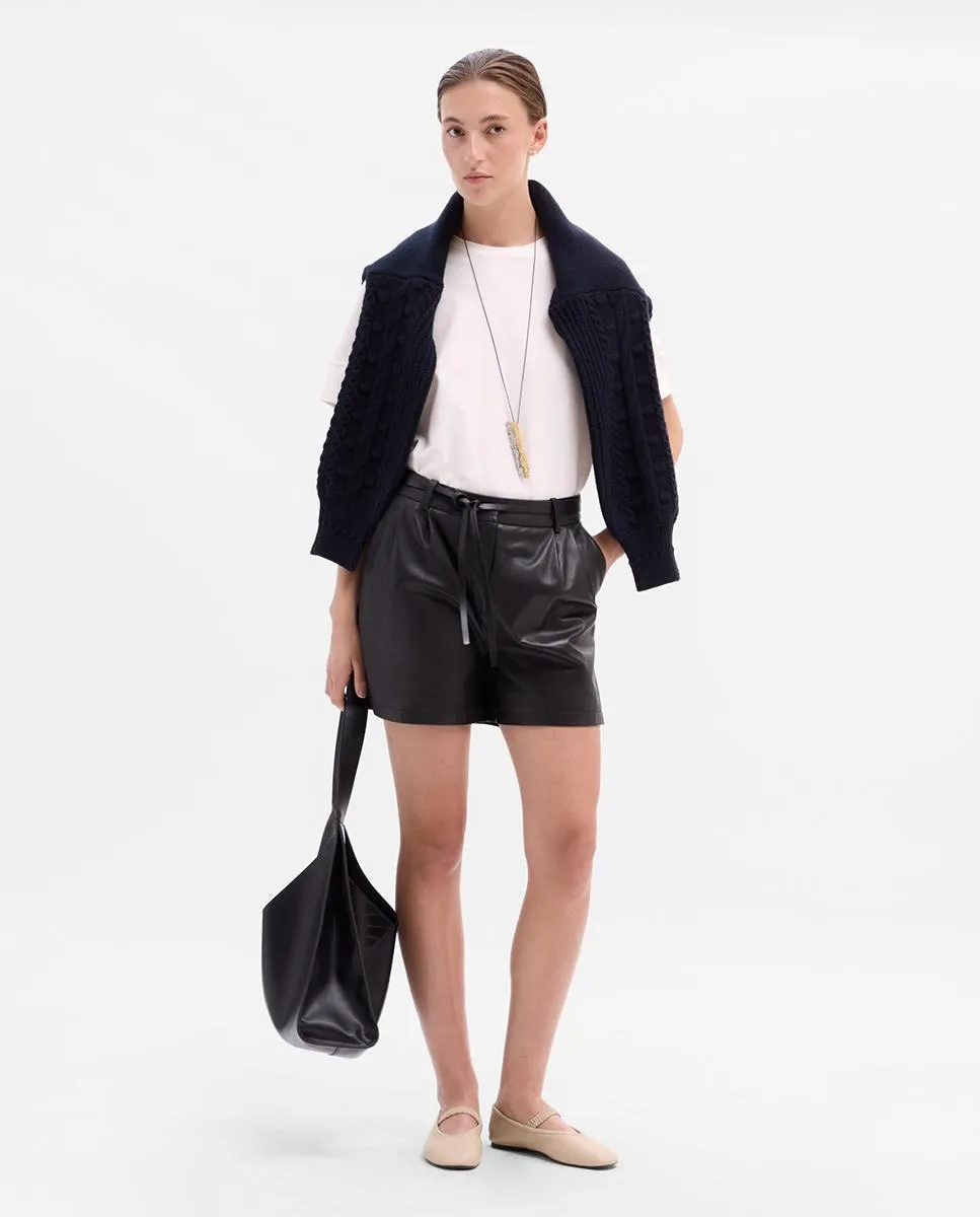Женские короткие брюки из кожи наппа Simorra, черный
Женские короткие брюки из кожи наппа Simorra, черный