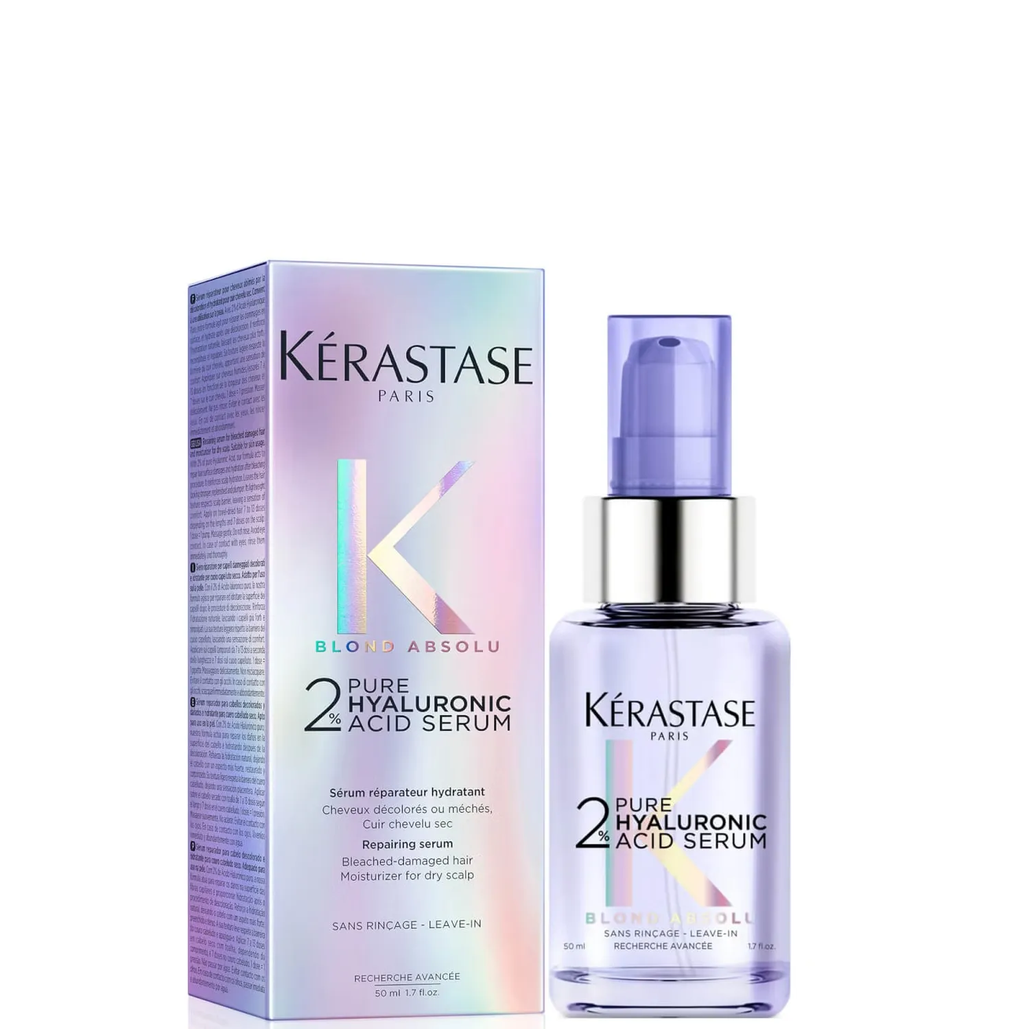 Blond Absolu Сыворотка для кожи головы и волос с 2% чистой гиалуроновой кислотой 50 мл Kerastase
Blond Absolu Сыворотка для кожи головы и волос с 2% чистой гиалуроновой кислотой 50 мл Kerastase