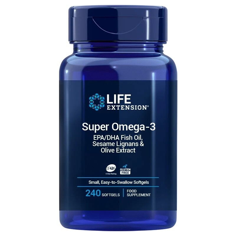 Диетическая добавка LIFE EXTENSION Super Omega-3 EPA/DHA с лигнанами кунжута и экстрактом оливы ЕС (240 капсул)
Диетическая добавка LIFE EXTENSION Super Omega-3 EPA/DHA с лигнанами кунжута и экстрактом оливы ЕС (240 капсул)
