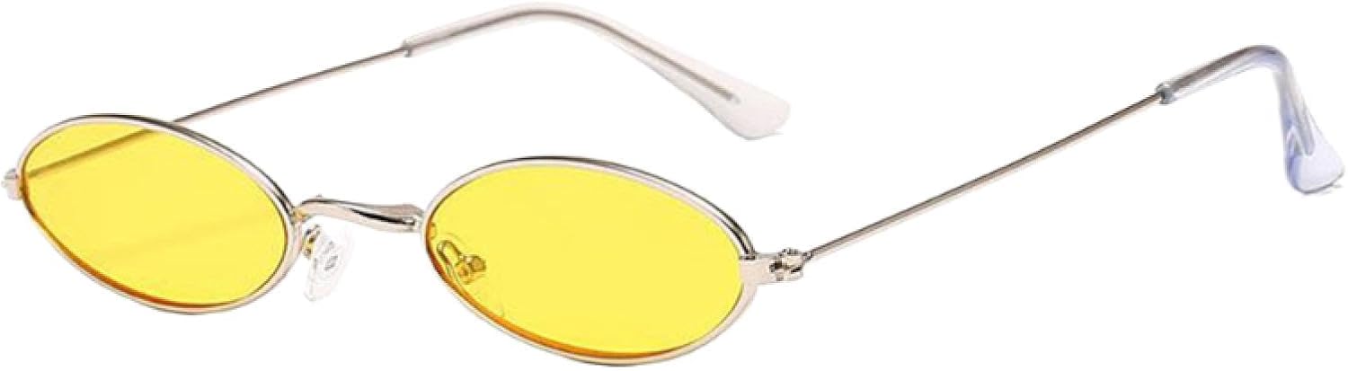 Солнцезащитные очки с защитой от УФ-излучения UV400 | Маленький овальный цвет, красный металлик | Для женщин и мужчин, для занятий спортом на открытом воздухе и вождения DSVIGF, 04 Silveryellow
Солнцезащитные очки с защитой от УФ-излучения UV400 | Маленький овальный цвет, красный металлик | Для женщин и мужчин, для занятий спортом на открытом воздухе и вождения DSVIGF, 04 Silveryellow