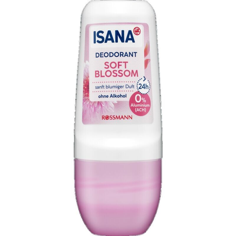 Дезодорант шариковый Soft Blossom ISANA, 50 ml
Дезодорант шариковый Soft Blossom ISANA, 50 ml