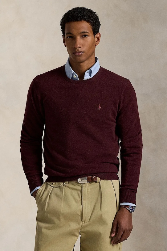 Шерстяной свитер Polo Ralph Lauren, бордовый
Шерстяной свитер Polo Ralph Lauren, бордовый