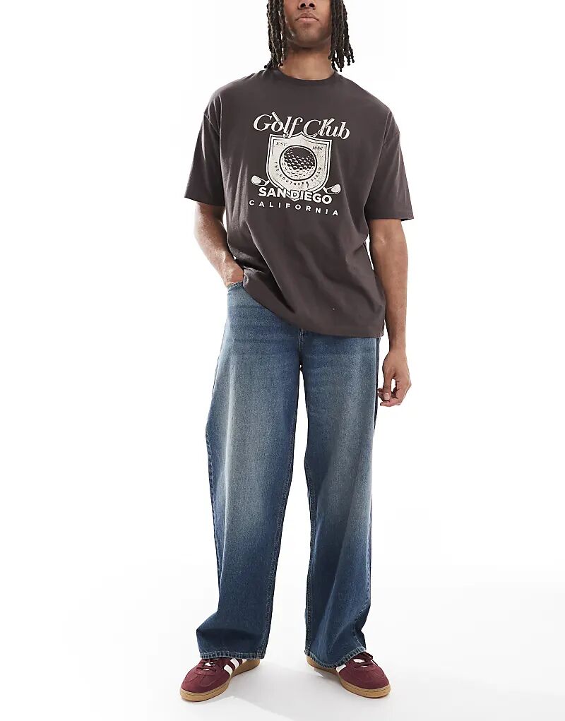 Джинсы Jack & Jones Dave широкого кроя, средне-синего цвета
Джинсы Jack & Jones Dave широкого кроя, средне-синего цвета