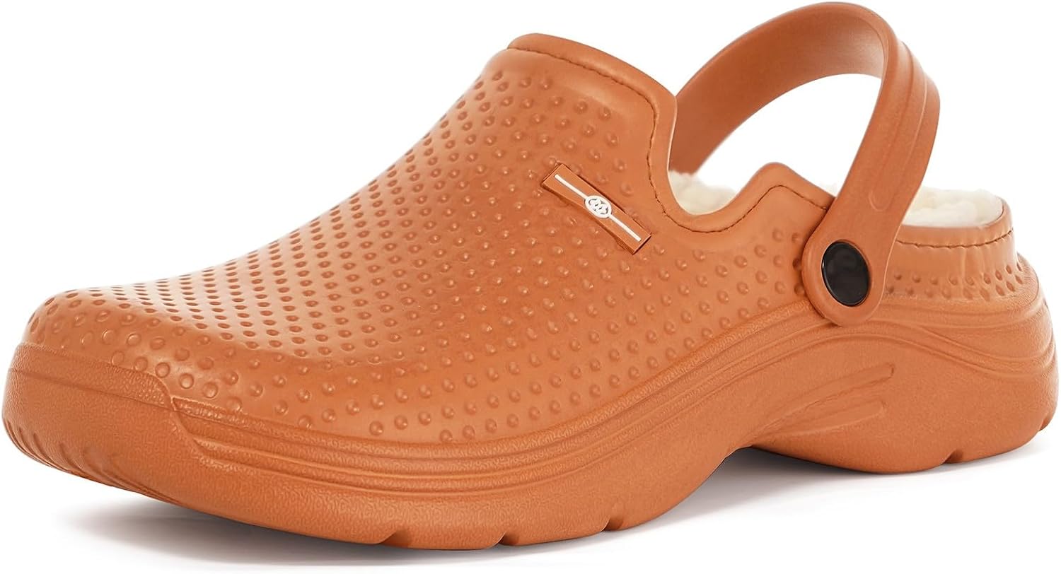 Женские и мужские сабо с меховой подкладкой, водонепроницаемые садовые туфли, зимние, с теплой флисовой подкладкой, пушистые домашние тапочки, для дома и улицы Gaatpot, оранжевый
Женские и мужские сабо с меховой подкладкой, водонепроницаемые садовые туфли, зимние, с теплой флисовой подкладкой, пушистые домашние тапочки, для дома и улицы Gaatpot, оранжевый