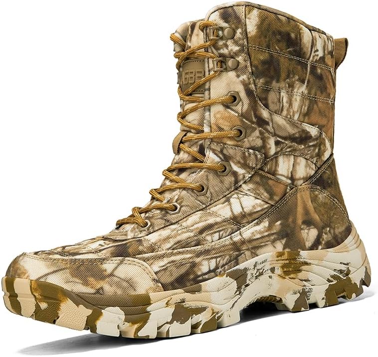 Мужские военные тактические ботинки, легкие боевые ботинки с рабочей молнией, армейская боковая молния и стойкие скользящие подошвы, туристическая обувь Senlongbao, Sand
Мужские военные тактические ботинки, легкие боевые ботинки с рабочей молнией, армейская боковая молния и стойкие скользящие подошвы, туристическая обувь Senlongbao, Sand