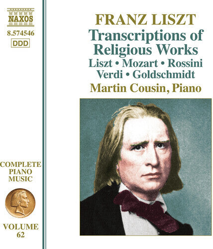 CD диск Liszt / Cousin: Liszt: Complete Piano Music, Vol. 62 - Transcriptions of Religious Works
CD диск Liszt / Cousin: Liszt: Complete Piano Music, Vol. 62 - Transcriptions of Religious Works