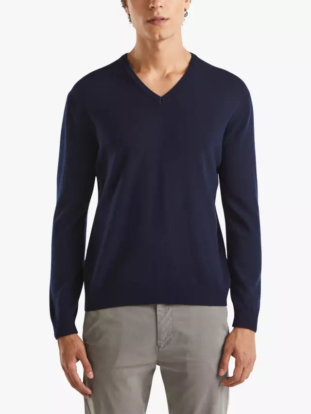 Свитер Benetton Wool V-Neck, темно-синий
Свитер Benetton Wool V-Neck, темно-синий