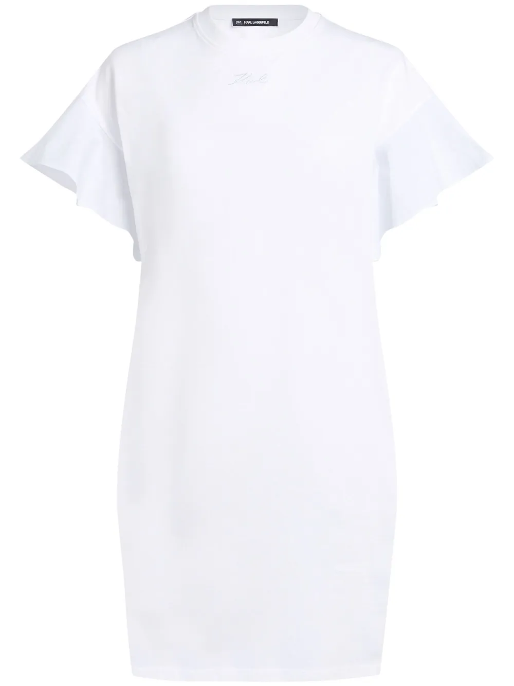 Платье с оборками на рукавах KARL LAGERFELD, белый
Платье с оборками на рукавах KARL LAGERFELD, белый