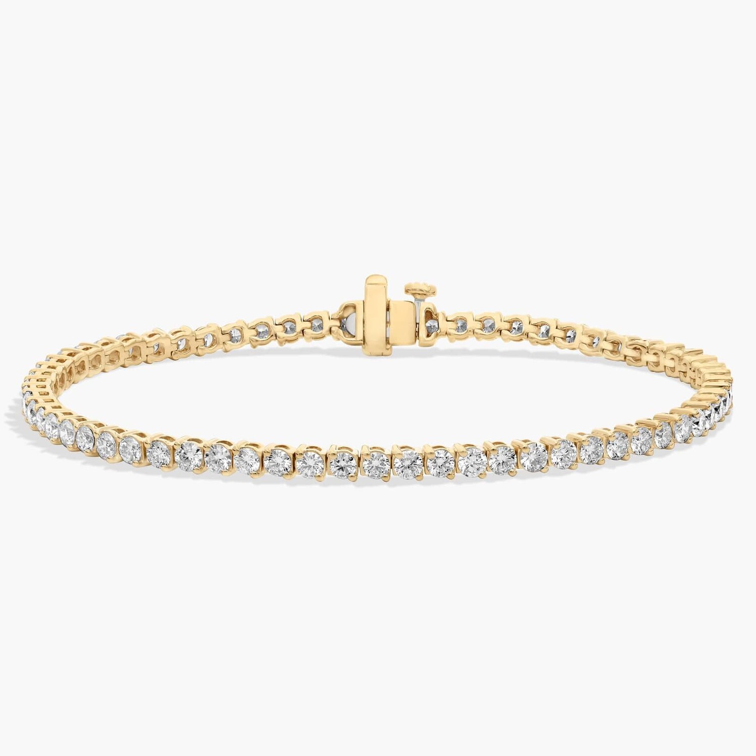 Теннисный браслет с двумя зубцами из выращенного в лаборатории бриллианта 7 дюймов из 14-каратного желтого золота (4 карата, два карата - FG / VS2-SI1) Blue Nile
Теннисный браслет с двумя зубцами из выращенного в лаборатории бриллианта 7 дюймов из 14-каратного желтого золота (4 карата, два карата - FG / VS2-SI1) Blue Nile