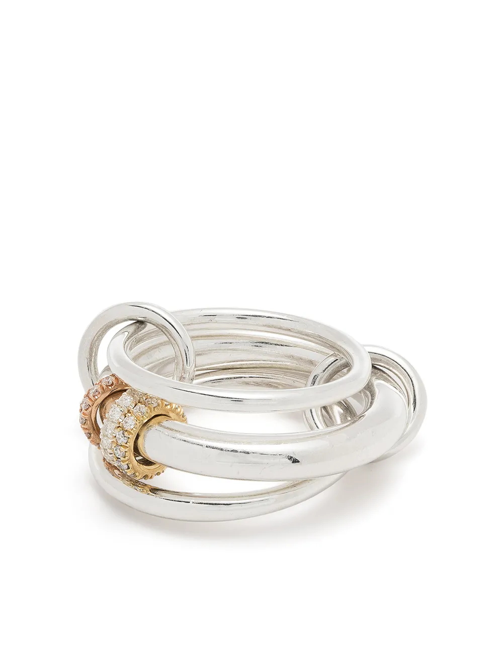 Кольцо Gemini SG из розового золота с бриллиантами Spinelli Kilcollin, серебяный
Кольцо Gemini SG из розового золота с бриллиантами Spinelli Kilcollin, серебяный