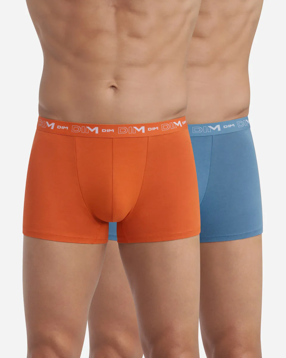Упаковка из 2 простых и удобных боксеров из эластичного хлопка Dim, мультиколор
Упаковка из 2 простых и удобных боксеров из эластичного хлопка Dim, мультиколор