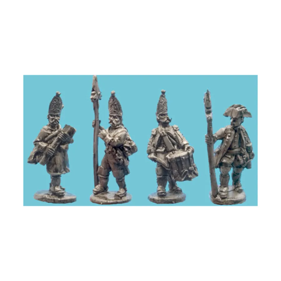 Прусское гренадерское командование, Age of Reason Miniatures - Seven Years War - Prussian (15mm)
Прусское гренадерское командование, Age of Reason Miniatures - Seven Years War - Prussian (15mm)