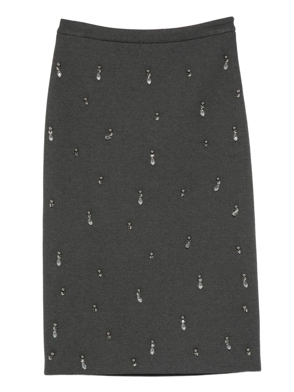 Юбка со стразами Semicouture, серый
Юбка со стразами Semicouture, серый