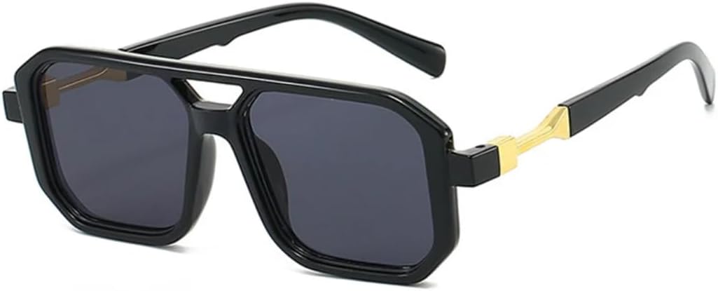 Модные женские солнцезащитные очки с двойной перемычкой и многоугольными линзами в стиле ретро, прозрачные градиентные линзы, защита от УФ-излучения UV400, трендовые мужские солнцезащитные очки VRTRFFTR, Black Grey
Модные женские солнцезащитные очки с двойной перемычкой и многоугольными линзами в стиле ретро, прозрачные градиентные линзы, защита от УФ-излучения UV400, трендовые мужские солнцезащитные очки VRTRFFTR, Black Grey