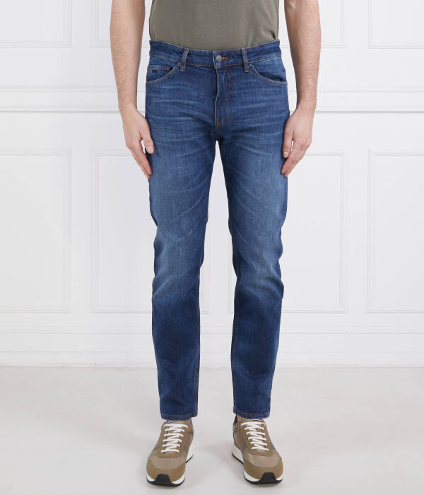 Джинсы табер Tapered fit Boss, синий 
Джинсы табер Tapered fit Boss, синий