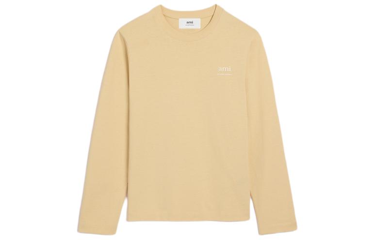 Длинный рукав Футболка с круглым вырезом AMIPARIS, Кремовый
Длинный рукав Футболка с круглым вырезом AMIPARIS, Кремовый