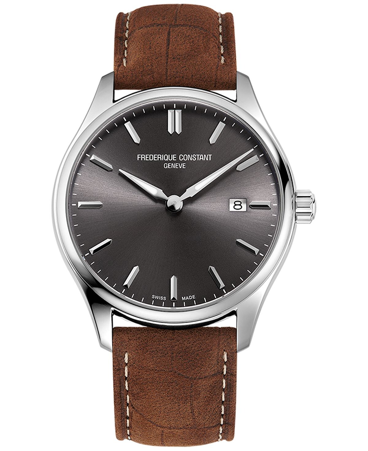 Мужские часы Swiss Classics с коричневым кожаным ремешком, 40 мм Frederique Constant
Мужские часы Swiss Classics с коричневым кожаным ремешком, 40 мм Frederique Constant