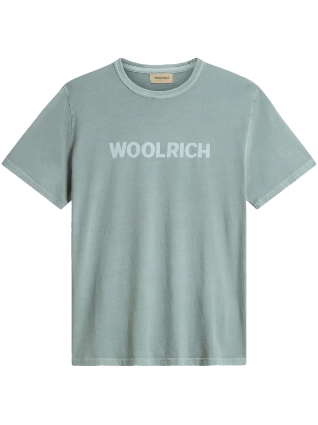 Футболка с логотипом Woolrich, зеленый 
Футболка с логотипом Woolrich, зеленый