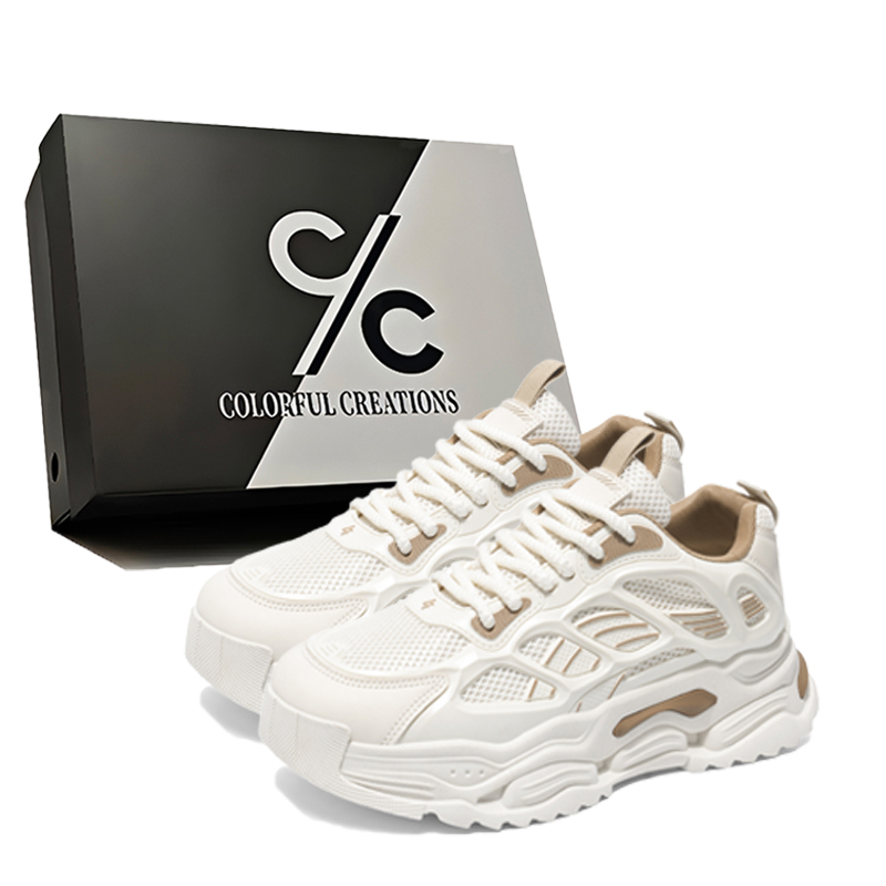 Нескользящие, износостойкие, дышащие низкие массивные кроссовки для мужчин. Коробка Colorful Creations, Beige Khaki
Нескользящие, износостойкие, дышащие низкие массивные кроссовки для мужчин. Коробка Colorful Creations, Beige Khaki
