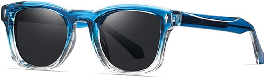 Квадратные женские поляризованные солнцезащитные очки в стиле ретро с заклепками, мужские панк-очки с прозрачными градиентными линзами и защитой от УФ-излучения UV400 LANGSER, Blue Grey
Квадратные женские поляризованные солнцезащитные очки в стиле ретро с заклепками, мужские панк-очки с прозрачными градиентными линзами и защитой от УФ-излучения UV400 LANGSER, Blue Grey