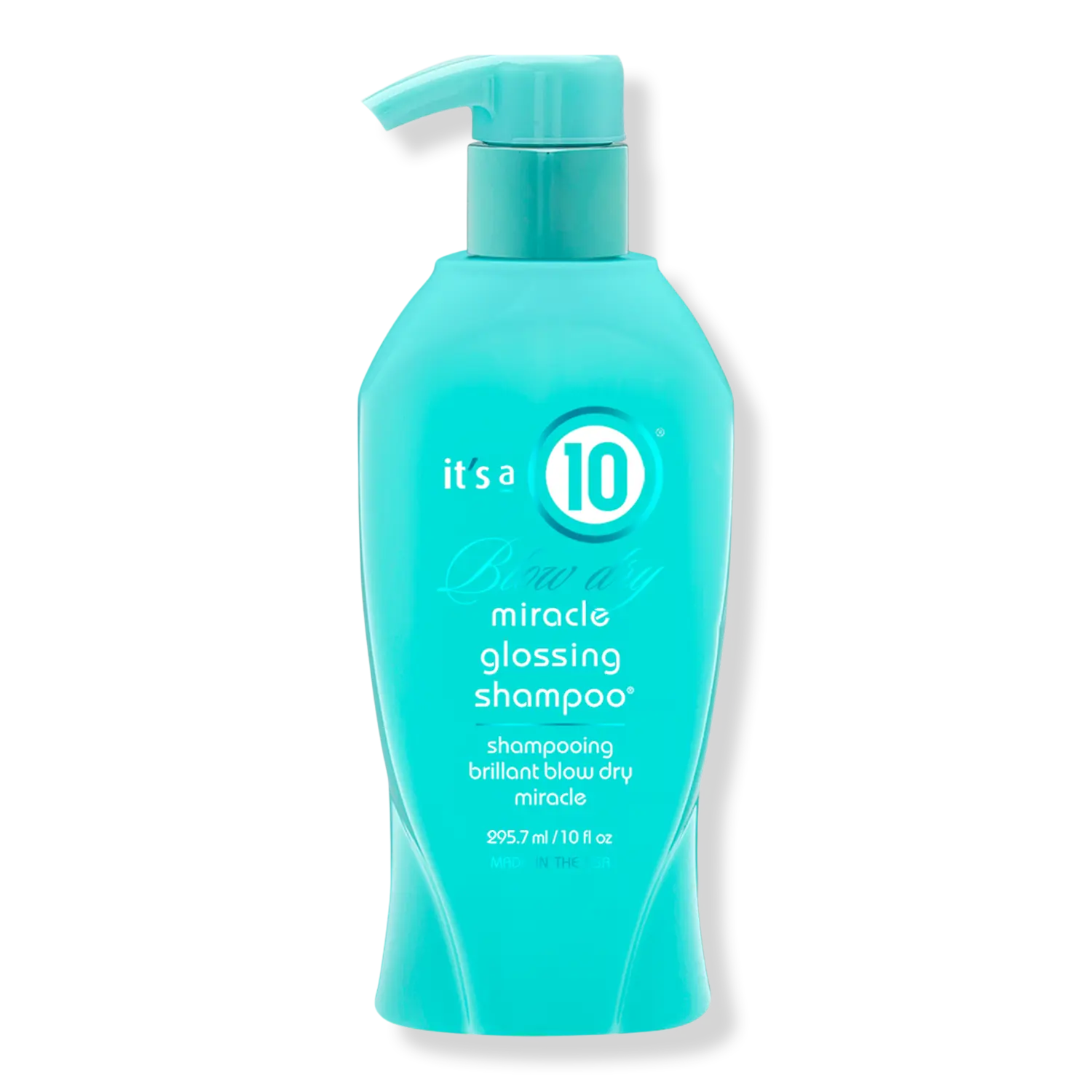 Шампунь для придания блеска волосам Blow Dry Miracle Glossing Shampoo It's A 10
Шампунь для придания блеска волосам Blow Dry Miracle Glossing Shampoo It's A 10