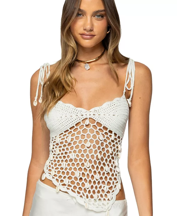 Женский асимметричный кружевной топ Shelley Edikted, коричневый/бежевый
Женский асимметричный кружевной топ Shelley Edikted, коричневый/бежевый