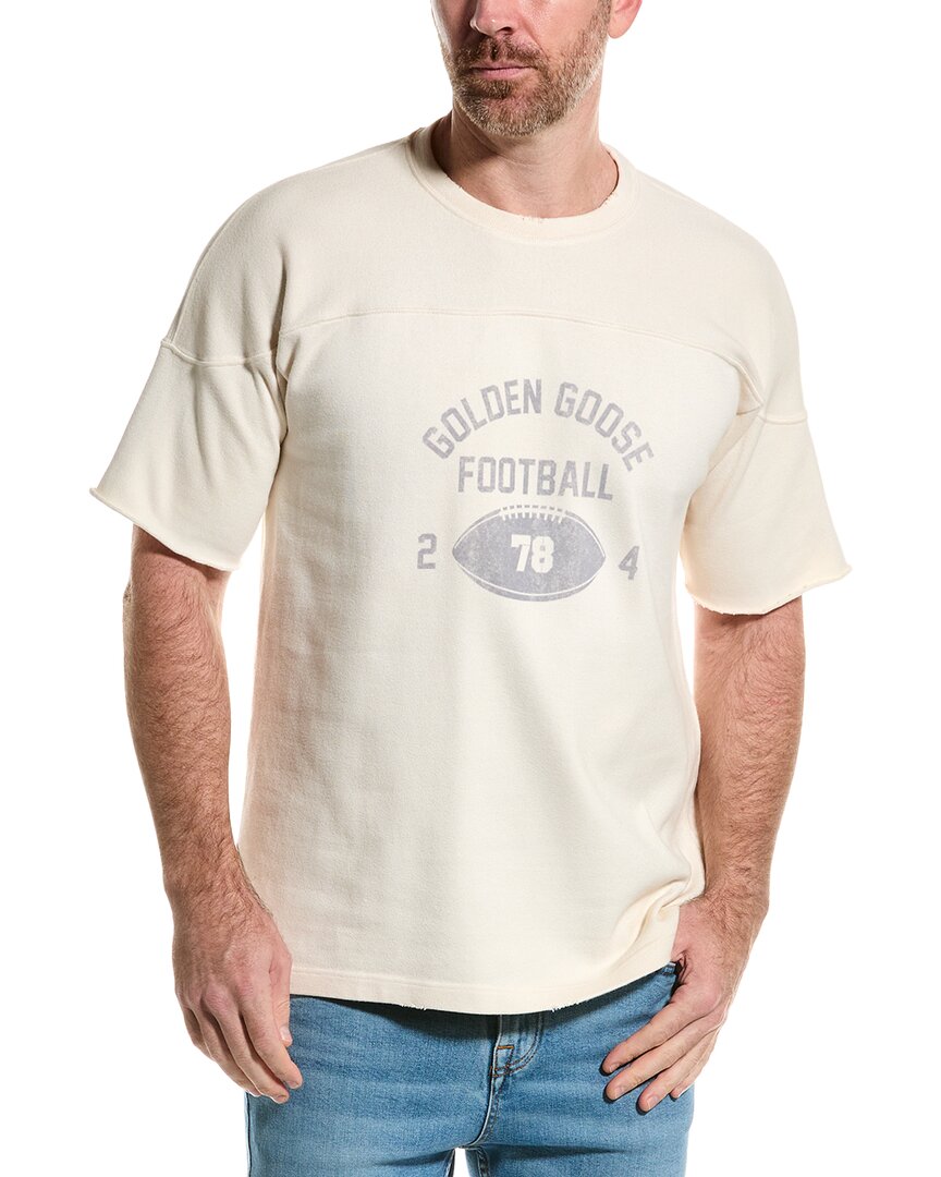 Футболка с принтом логотипа Golden Goose
Футболка с принтом логотипа Golden Goose