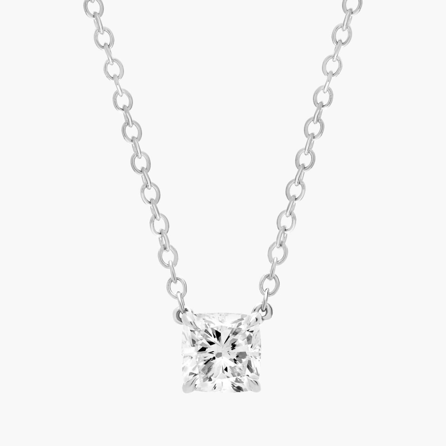 Подвеска с бриллиантом-солитером огранки «кушон» из 14-каратного белого золота (1/2 карата, чистота — HI / SI1-SI2) Blue Nile
Подвеска с бриллиантом-солитером огранки «кушон» из 14-каратного белого золота (1/2 карата, чистота — HI / SI1-SI2) Blue Nile