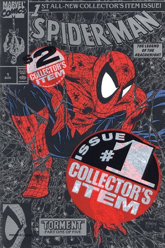 Spider-Man 1 - Black and Silver - Special Polybagged Collector's Item - Todd Mcfarlane
Spider-Man 1 - Black and Silver - Special Polybagged Collector's Item - Todd Mcfarlane