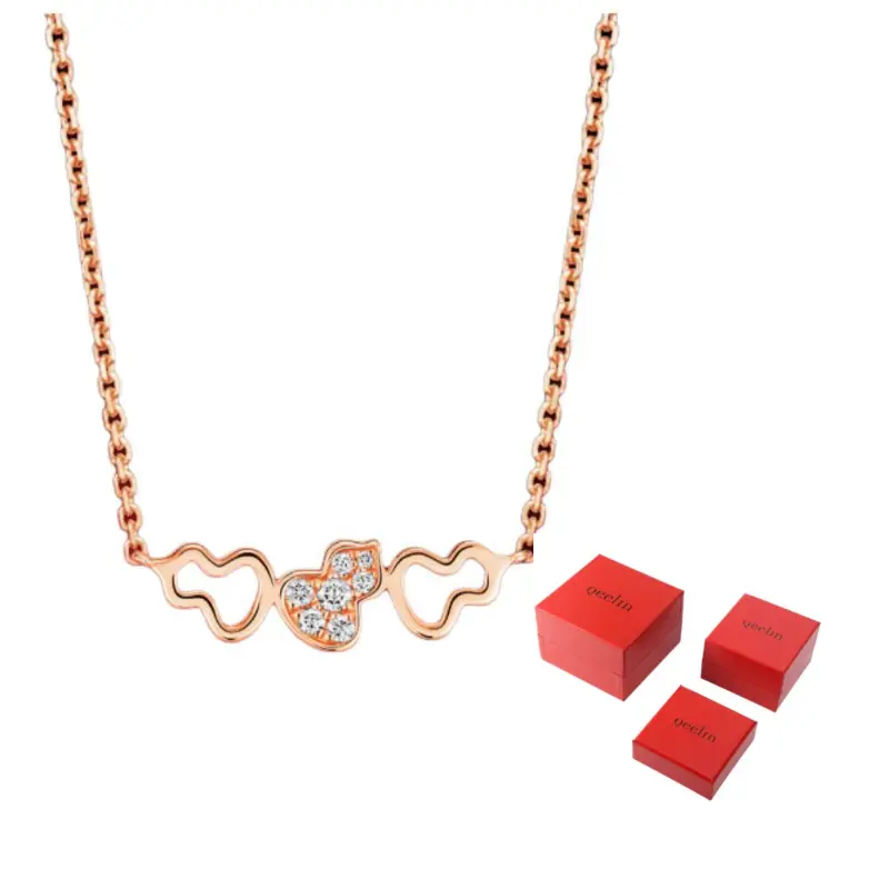 Qeelin 18K розовое золото, женские колье с бриллиантами
Qeelin 18K розовое золото, женские колье с бриллиантами